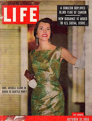 #ad 1955 Life October 31 Jesse Owens; Maria Callas; Paul Newman; College Football