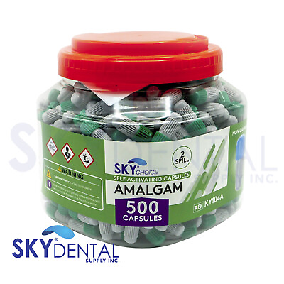 #ad Amalgam Dental Alloy 1 2 3 Spill Regular Set 500 or 50 Capsules