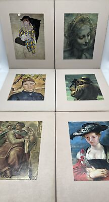 #ad Vtg TIME LIFE LIBRARY OF ART Lot Of 6 Picasso Michelangelo Leonardo Cezanne