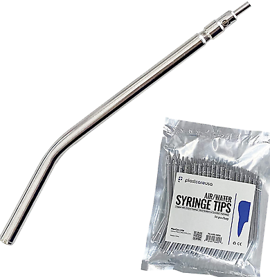 #ad Metal Dental Air Water Syringe Nozzles 3 Way Autoclavable Reusable