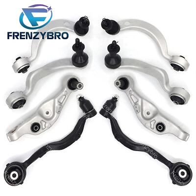#ad 8 Piece Front Upper Control Arm w Ball Joint amp; Sway Bar End Link Kit for LS460