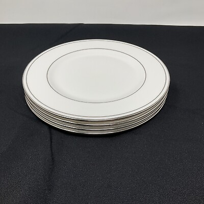 #ad #ad 4 Lenox Federal Platinum Salad Plates 8.25quot; 100210012 Made in USA