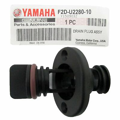 #ad Yamaha New OEM Drain Plug Assembly F2D U2280 10 00 1