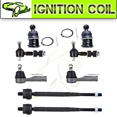#ad 8 Front Sway Bar Tie Rods Ball Joint Kit Fits Nissan Altima Suspension 1996 1997