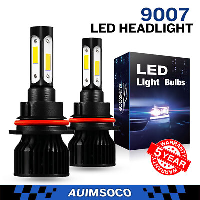 #ad #ad LED For XTERRA 2002 2015 Headlight Kit 9007 HB5 6000K White Bulbs Highamp;Low Beam