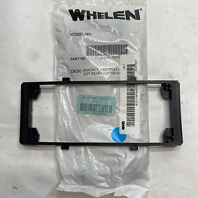 New Whelen 11 481648 000D Snap In Nylon Mounting Bracket for Rear Lightheads