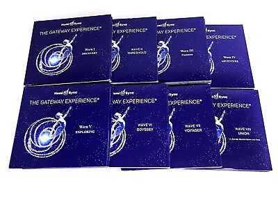 #ad Hemi Sync The Gateway Experience Waves I VIII Complete w Booklets Included