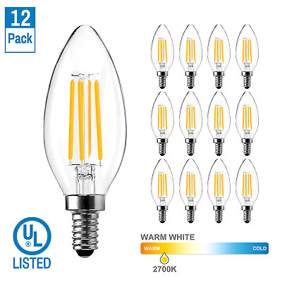 #ad #ad BRIMAX E12 LED Candle Light Bulbs Candelabra Chandelier Bulb Replacement 40W 60W