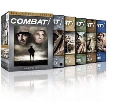 #ad COMBAT THE COMPLETE SERIES SEASONS 1 5 DVD 2013 40 Disc Set