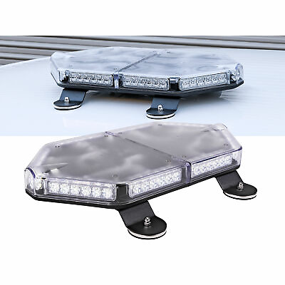 #ad NanoFlare NFMB40 17quot; 56W White LED Strobe Mini Light Bar for Tow Truck Vehicle