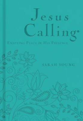 #ad Jesus Calling Deluxe Edition Teal Cover: Enjoying Peace in His Presence GOOD