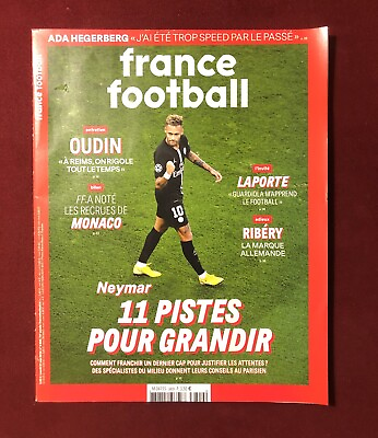 #ad Neymar Jr. France Football Weekly Magazine Cover Tuesday May 21 2019