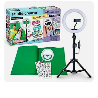 #ad #ad Studio Creator Video Maker Kit Bonus 2 in 1 Selfie Light Kit