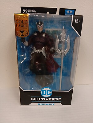 #ad McFarlane Toys DC Multiverse Gold Label Ocean Master 7” Action Figure New 52