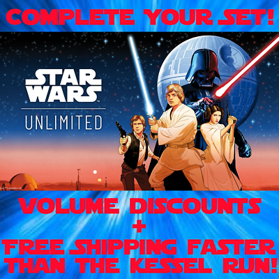 #ad #ad Star Wars Unlimited: Complete Your Set: Common Uncommon Rare amp; Legendary