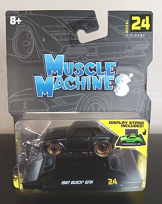 #ad 2023 Muscle Machines 1987 Buick GNX Black Gold Chase Series 4 #24