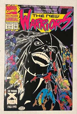#ad The New Warriors #3 1993 Marvel Comic Book