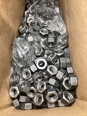 #ad QTY 100 1 2quot; HEX NUTS QUESTIONS AS TO GRADE AND FINISH ***FREE SHIPPING***