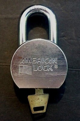 #ad American Lock Series 700 HD 3 8quot; Shank Excellent Condition Two Keys No Owner Mks