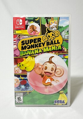 #ad Super Monkey Ball Banana Mania Nintendo Switch Brand New Fast Shipping