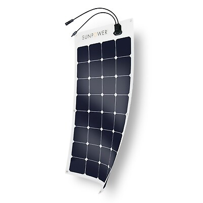 #ad Great For Camper Van Made in France 100 watt SunPower Flexible Solar Panel