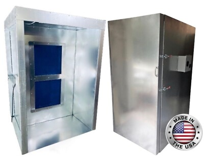 #ad Powder Coating System 4#x27;x4#x27;x6#x27; Curing Oven amp; 4#x27;x5#x27;7#x27; Spray Booth Package