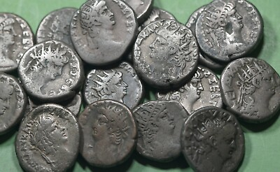 #ad 1 Random Very Good Roman 1st Century Silver Tetradrachm of Nero Various Reverses
