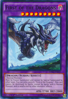 #ad Yugioh First of the Dragons LDK2 ENK41 Common NM