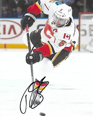 #ad Mark Giordano Calgary Flames Signed Autographed NHL Hockey 8X10 Photo COA Proof