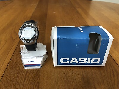 #ad NEW CASIO WAVE CEPTOR RADIO CONTROLLED 2406 WV 50H WRIST WATCH NEEDS BATTERY NOS