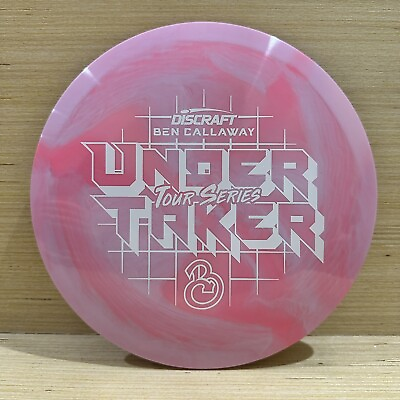 #ad New Discraft Undertaker ESP Swirl Tour Series Pink 173 174g