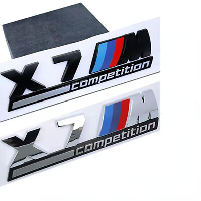 #ad For BM X7 Series Emblem X7M COMPETITION Number Letters Rear Trunk Badge Sticker