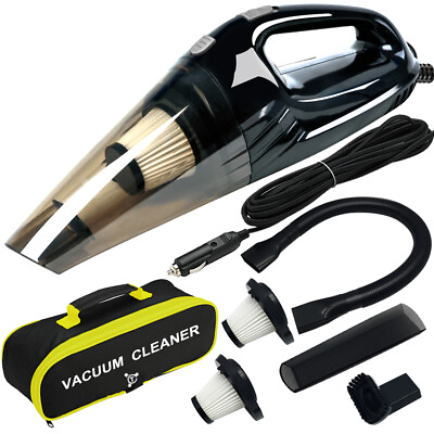 #ad #ad Vacuum Cleaner High Power Upgraded 120W Wet amp; Dry Handheld Car Vacuum Cleaner