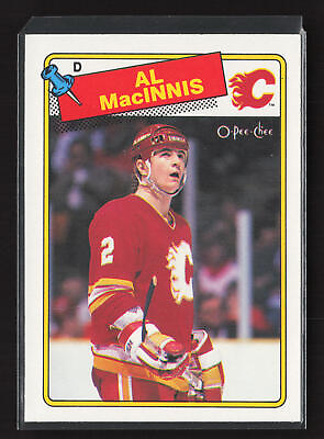 #ad 1988 89 O Pee Chee #231 Al MacInnis Calgary Flames
