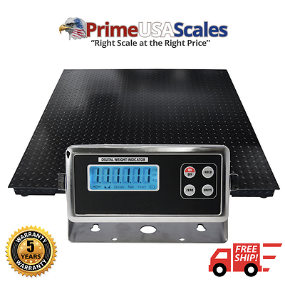#ad 5 Year Warranty Pallet Scale 4x4 Floor Scale 48quot; x 48quot; Heavy Duty 10000 lb