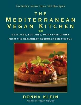 #ad The Mediterranean Vegan Kitchen: Meat Free Egg Free Dairy Free Dishes f GOOD