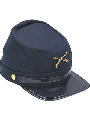 #ad #ad Union Hat Navy Blue Federal Army Cotton Cap USA Soldier Costume Kepi Civil War