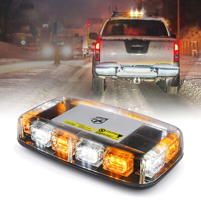 #ad Xprite Amber White 36 LED Strobe Lights Bar Truck Rooftop beacon Emergency Lamp