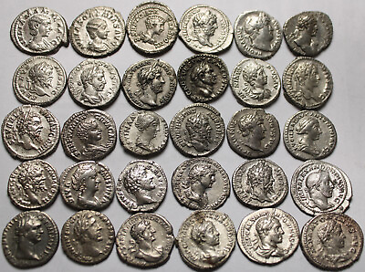 #ad 1 ancient Roman silver coin denarius Caracalla Geta Alexander Severus Elagabalus