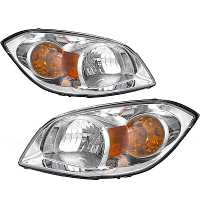 #ad For 05 10 Chevy Cobalt 07 10 Pontiac G5 05 06 Pursuit Headlights Headlamps Sets