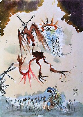 #ad Salvador Dali Paternoster Suite And Forgive Us Our Trespasses UNFRAMED Print COA