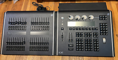 #ad ETC Ion 1000 Lighting Console Controller 6144 Outputs amp; ETC 2X20 Fader Wing