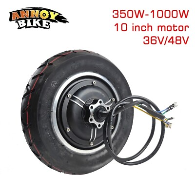 #ad 10#x27;#x27; 48V 1000W Electric Motorcycle Brushless Wheel Hub Motor Tire Scooter Wheel