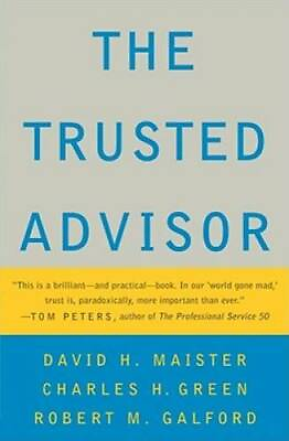 #ad The Trusted Advisor Hardcover By Maister David H. GOOD