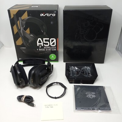 #ad Astro Gaming A50 Wireless Headphones Base Station XBox Loose Mic Read Desc