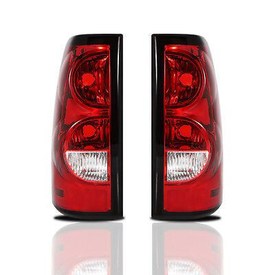 #ad #ad Tail Lights For 2003 2006 Chevy Silverado 1500 2500 3500 HD Rear Brake Lamps LR