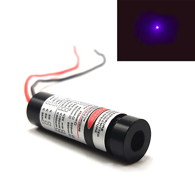 #ad Focusable 405nm 20mw Violet Blue Laser Dot Diode Modul w Treiber In 13x42mm