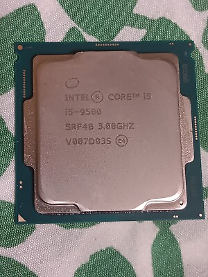 #ad Intel Core i5 9500 6 Core 3.00GHz 9MB LGA1151 Processor SRF4B