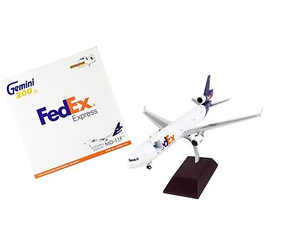 #ad McDonnell Douglas MD 11F Commercial Aircraft Federal Express White With Purple