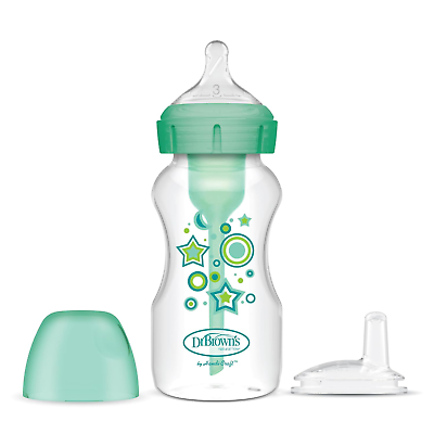 #ad Dr. Brown#x27;s Natural Flow® Anti Colic Options™ Wide Neck Sippy Bottle Starter 3